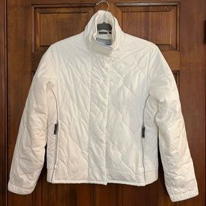Nike white puffer jacket. Small. Great condition, no flaws.